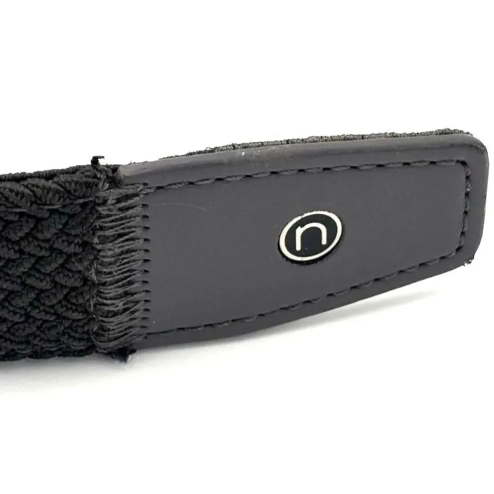 Nexbelt Men's Braided Black Golf Ratchet Belt 1.38